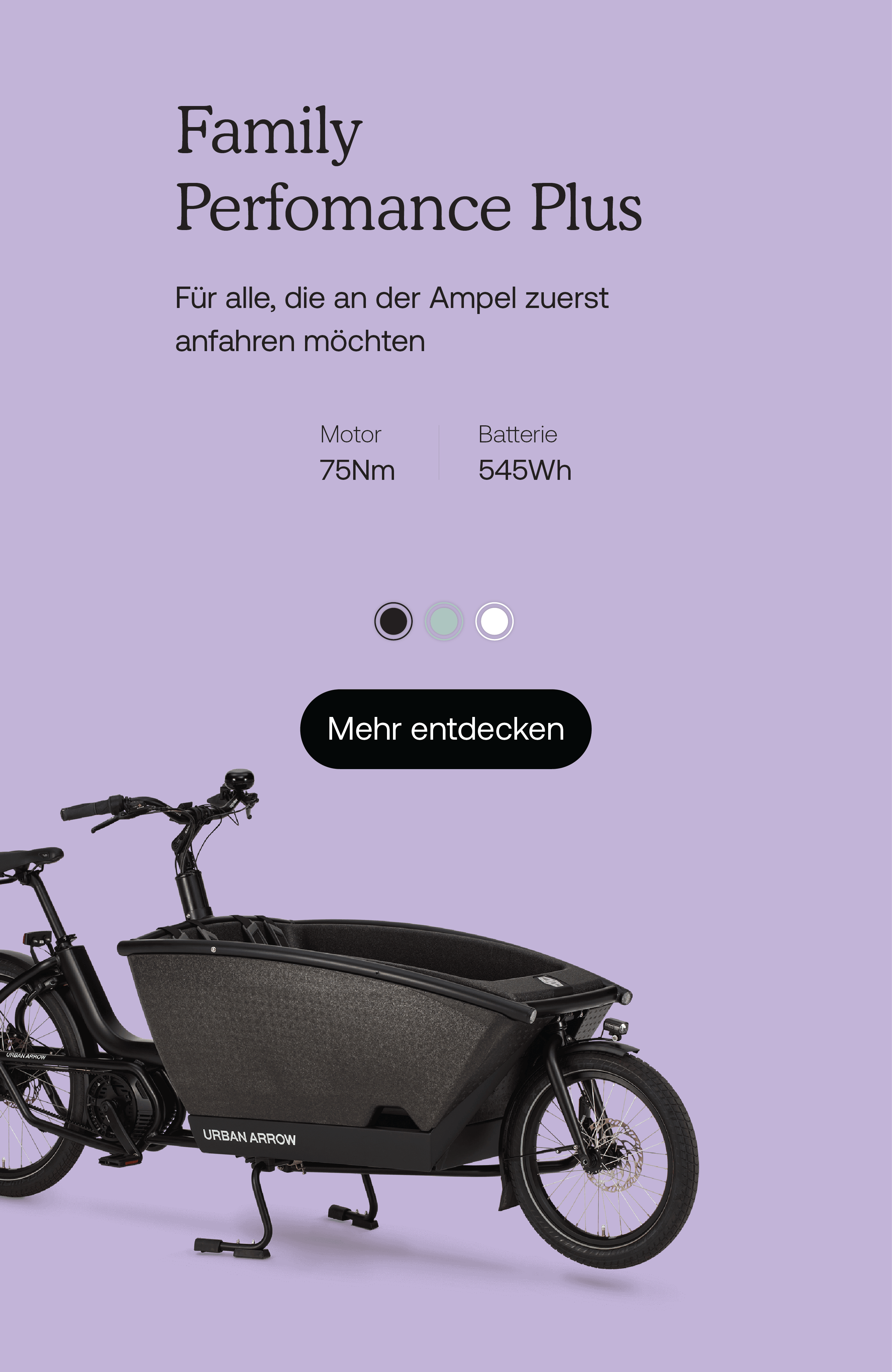 Urban arrow family bike outlet